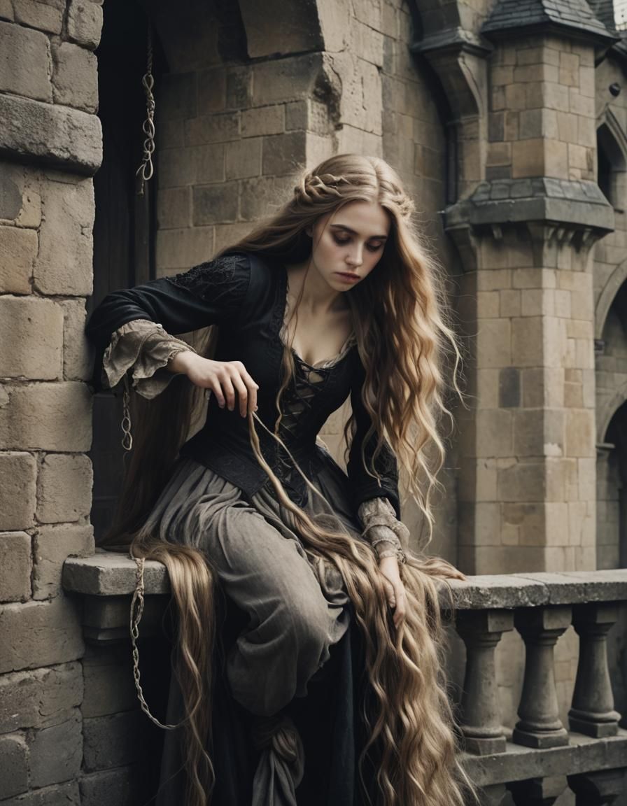 Gothic Rapunzel: A Dark Twist on a Fairy Tale