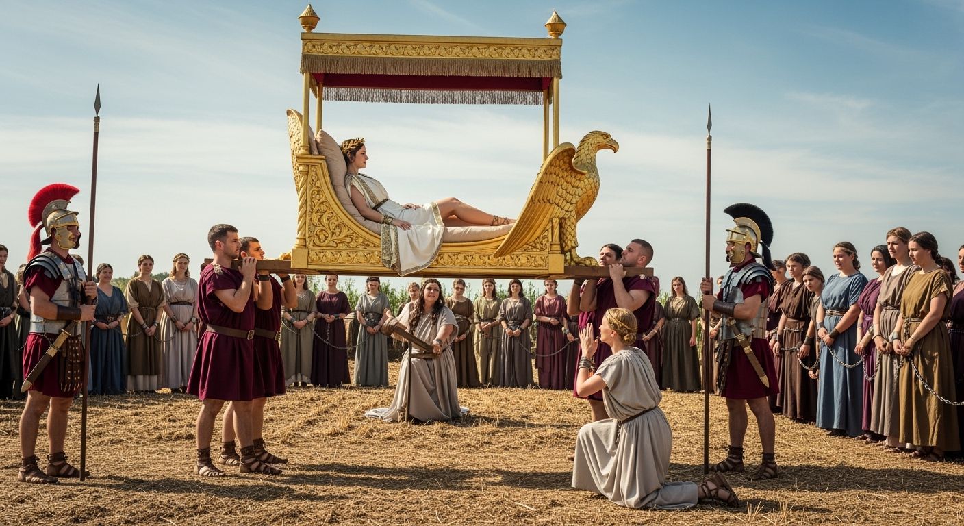 Empress Messalina Visits Servants in the Fields