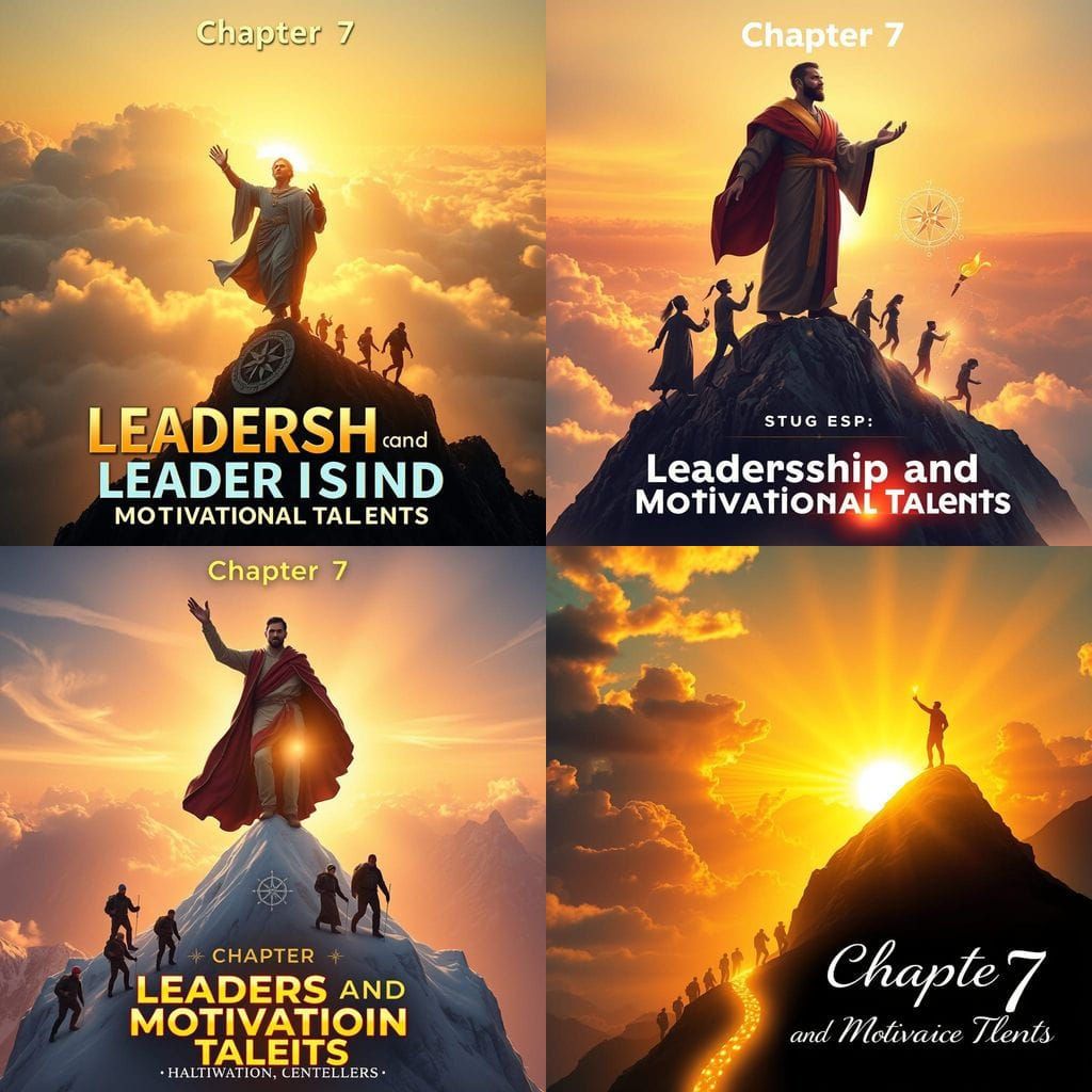 Inspiring Leader Empowers Others on a Radiant Peak