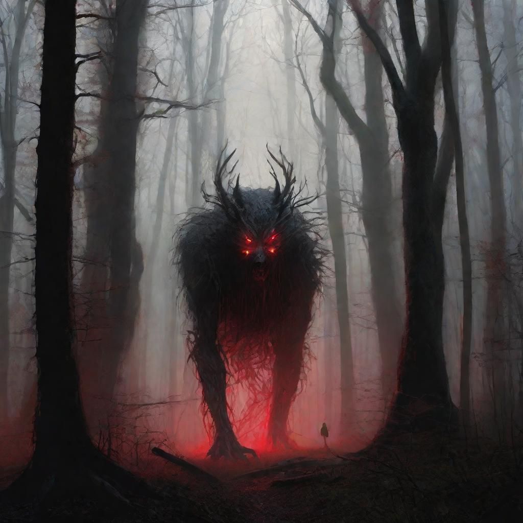 Sinister Skinwalker in Whispering Forest