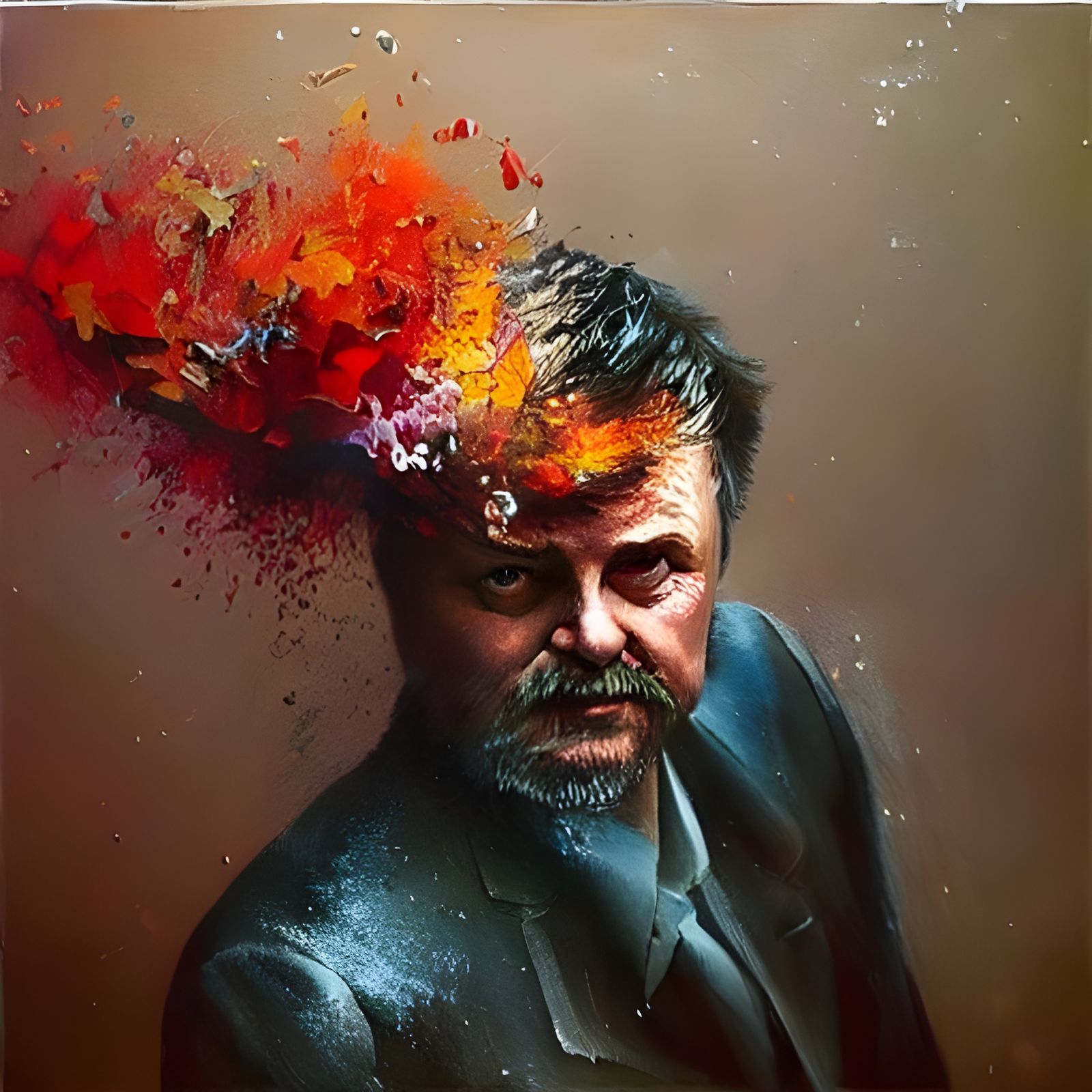 Artwork in the Style of Sergey Grechanyuk