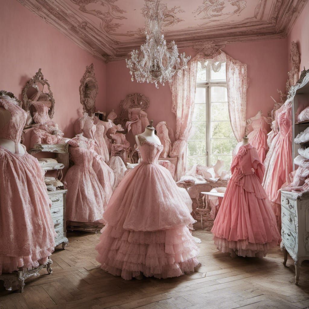 Rococo Dressmaker's Room with Dress Form