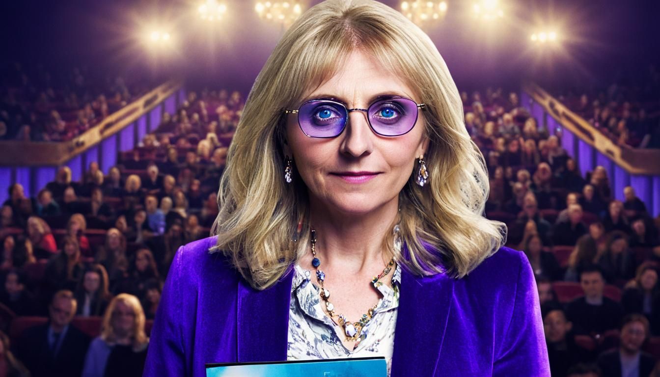 Teresa Portrait in Auditorium as Digital Art