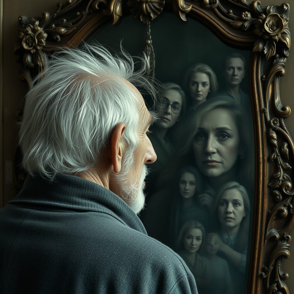 Ethereal Reflections in a Symbolist Mirror