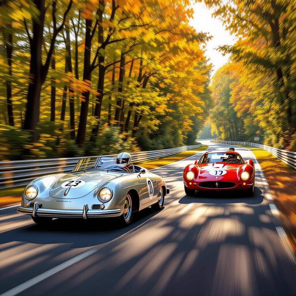 Porsche Beats Ferrari at 1950 Le Mans Race