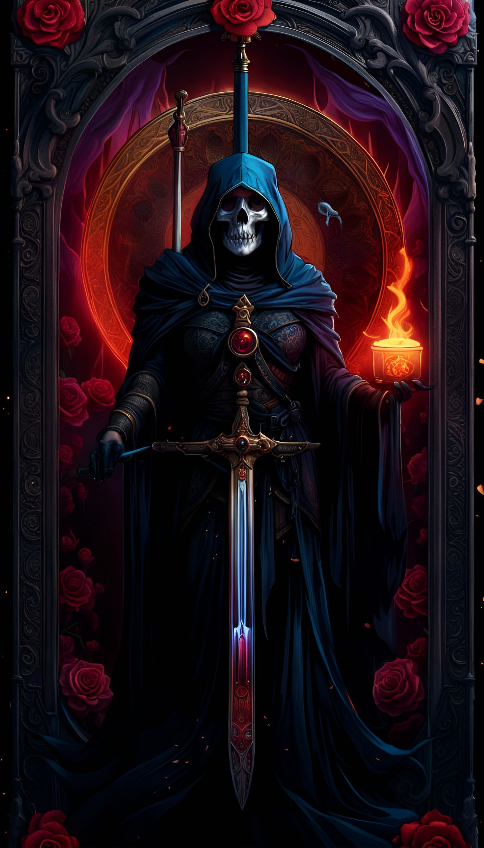 Death Tarot Card, SDXL 0.9