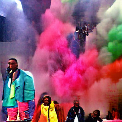 Colorful Abstract Explosion of Hues