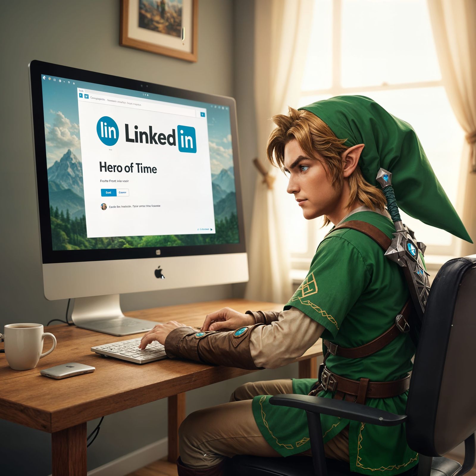 Hero of Time LinkedIn Profile