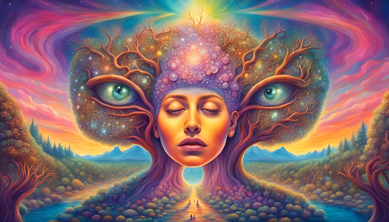 Pineal Gland in La La Land: AI Dreamscape