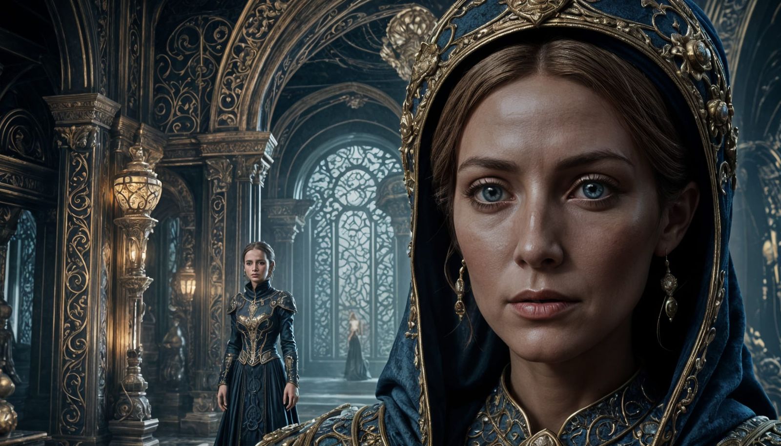 Galactic Baroque Bene Gesserit in 3D Render