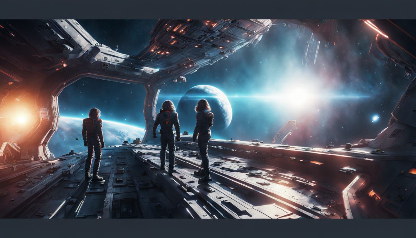 Captain Harlock in Cinematic Space Pirate Regalia