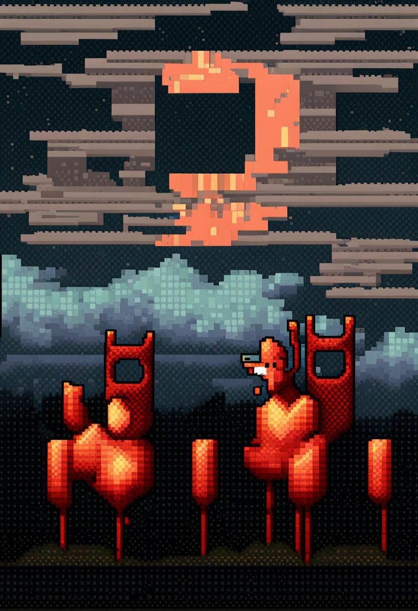 Simple Pixel Art Illustration