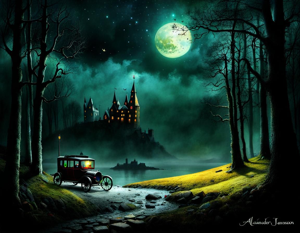 AI Interpretation of Alexander Jansson Style