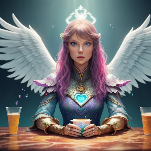 Taylor Swift as Phoenix Tarot Card Reader