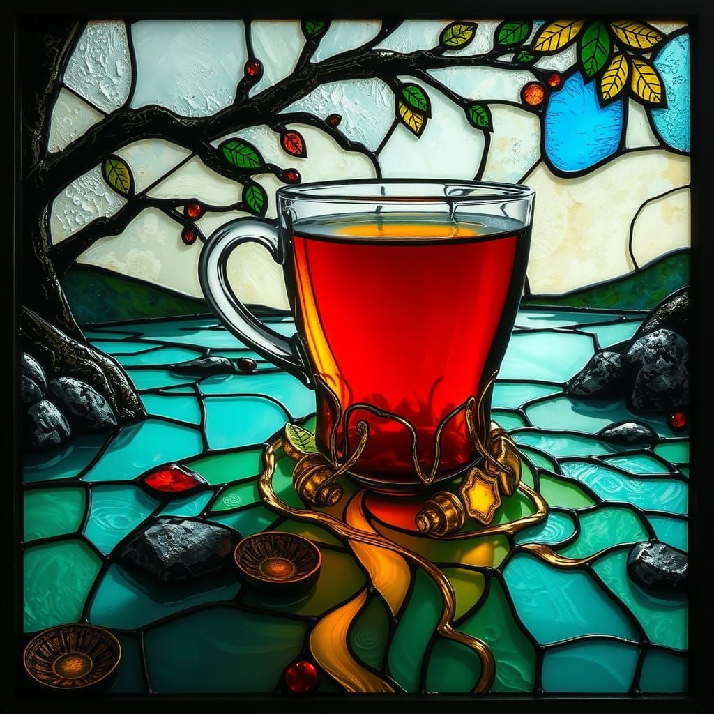 Overflowing Stained Glass River