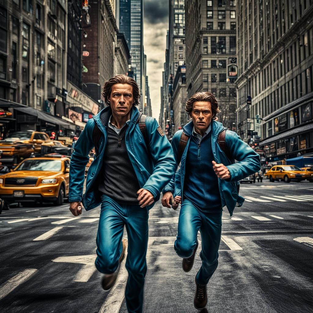 The Hardy Boys Run Through Hyperrealistic New York