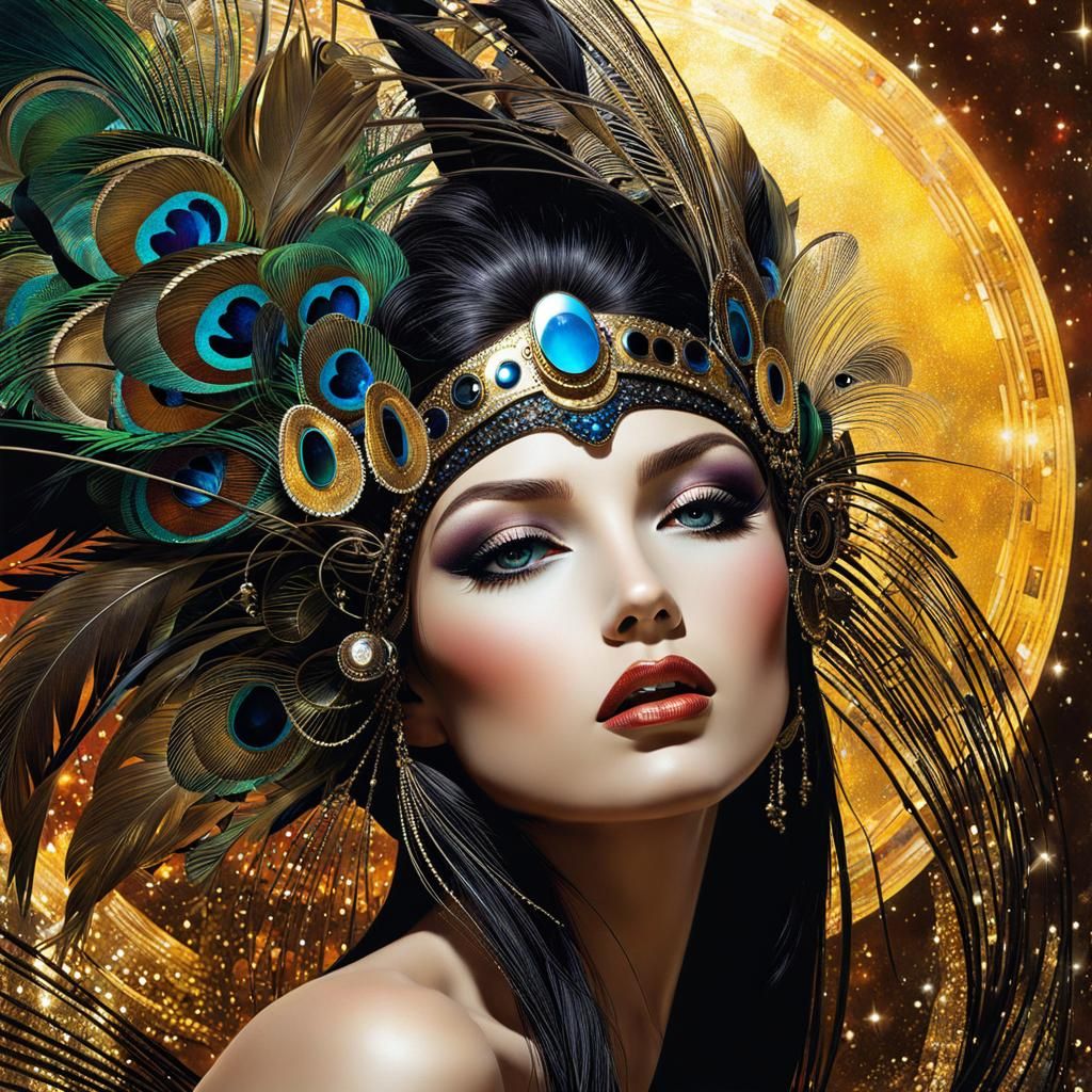 Inspired Art: Space, Visionary, Figurative, Art Nouveau