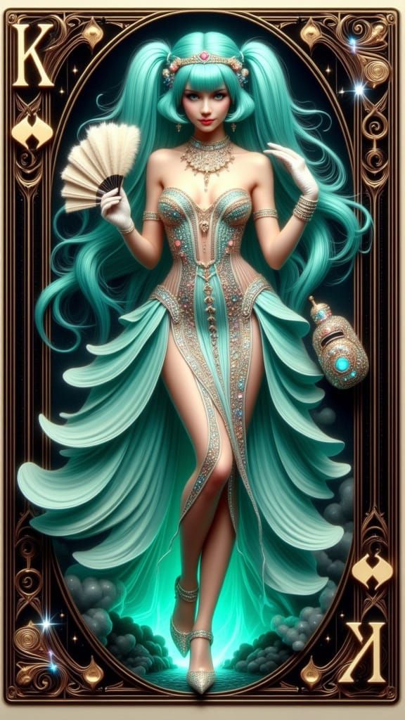 Hatsune Miku as 1920s Flapper Girl