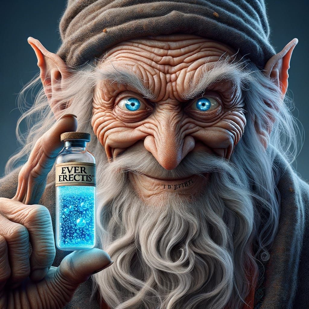 Mythical Wizard Shares Secret Potion in a Wink