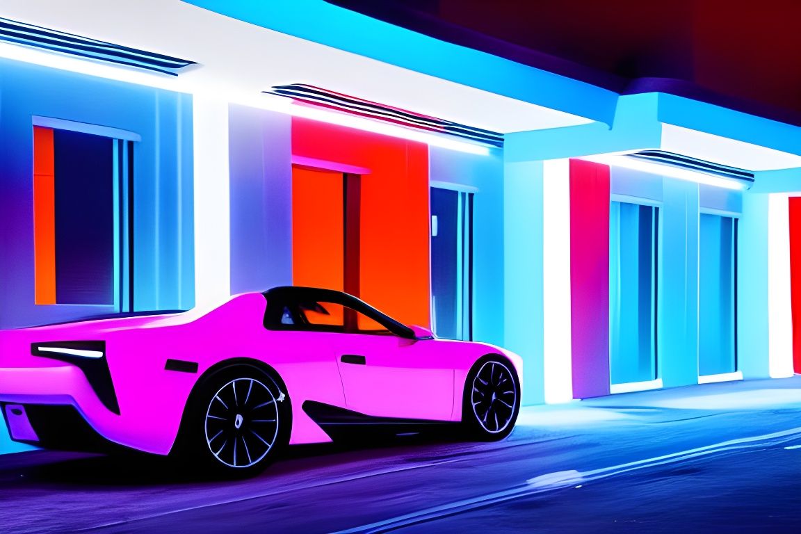 Futuristic Miami Vice Reboot in Neon Lights