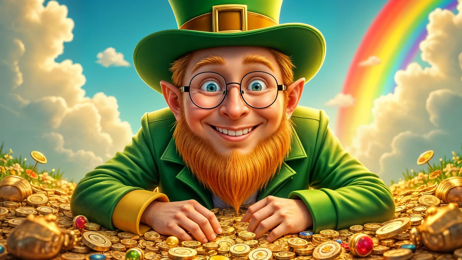 Leprechaun Portrait in Golden Light