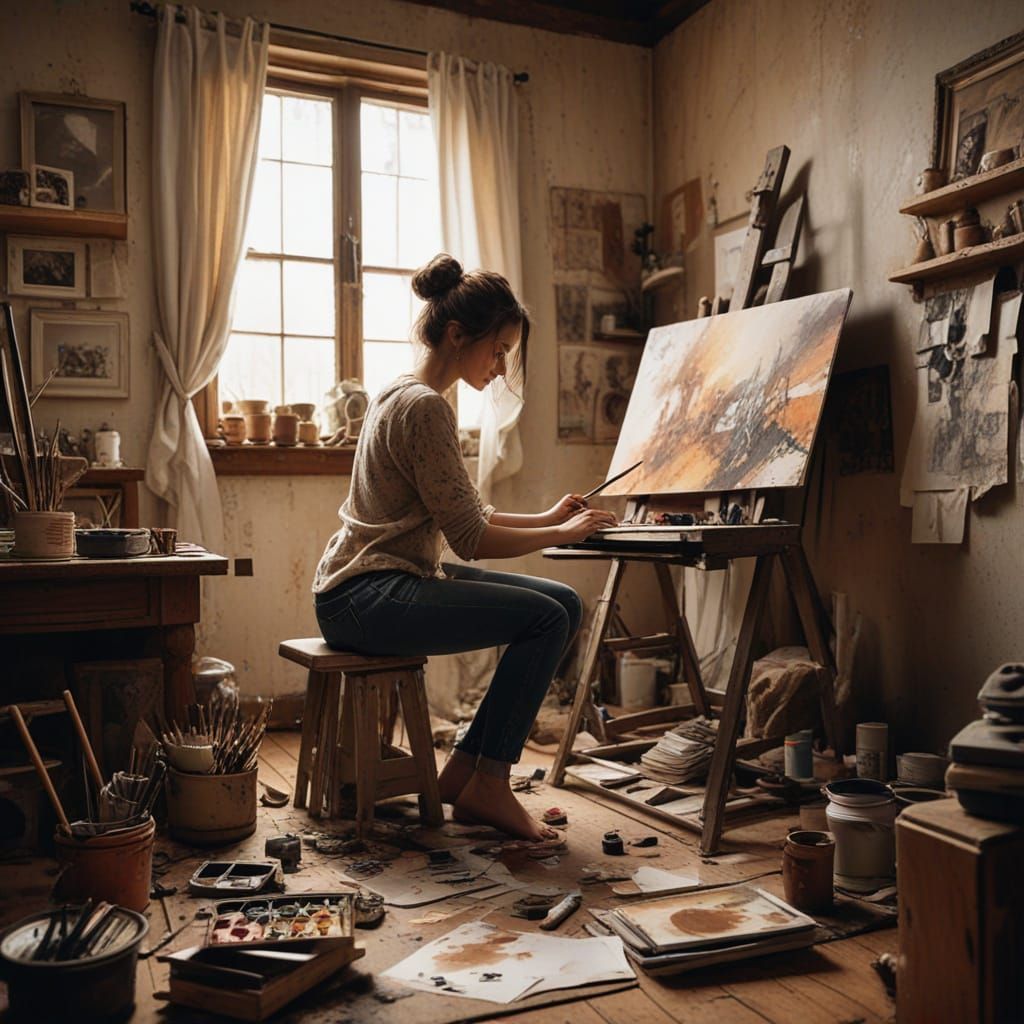 Artist in Creative Sanctuary
