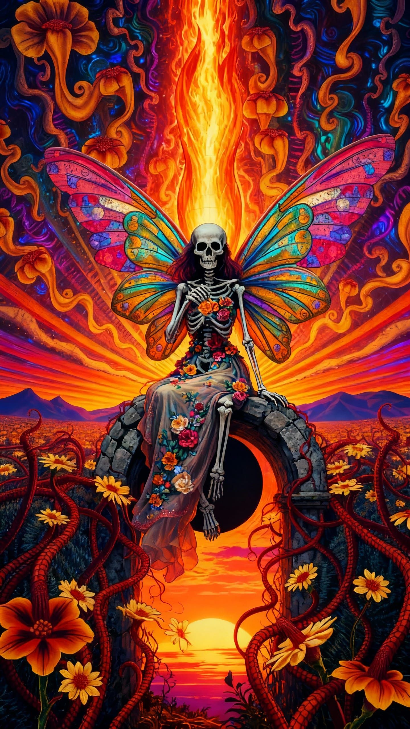 Ethereal Death Fairies Dancing in Gloom