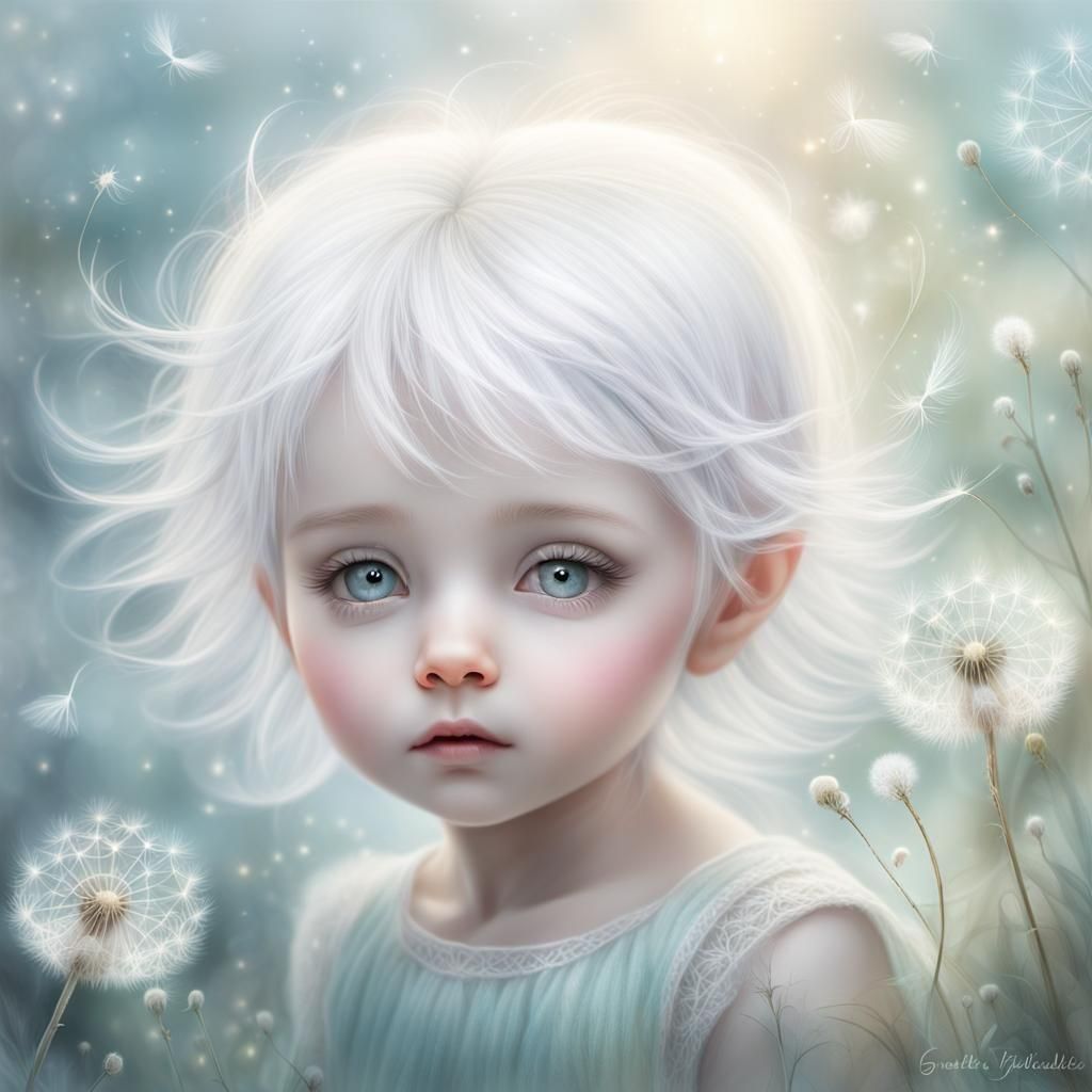 Ethereal Baby Fairy in a Dreamy Fantasy Scene