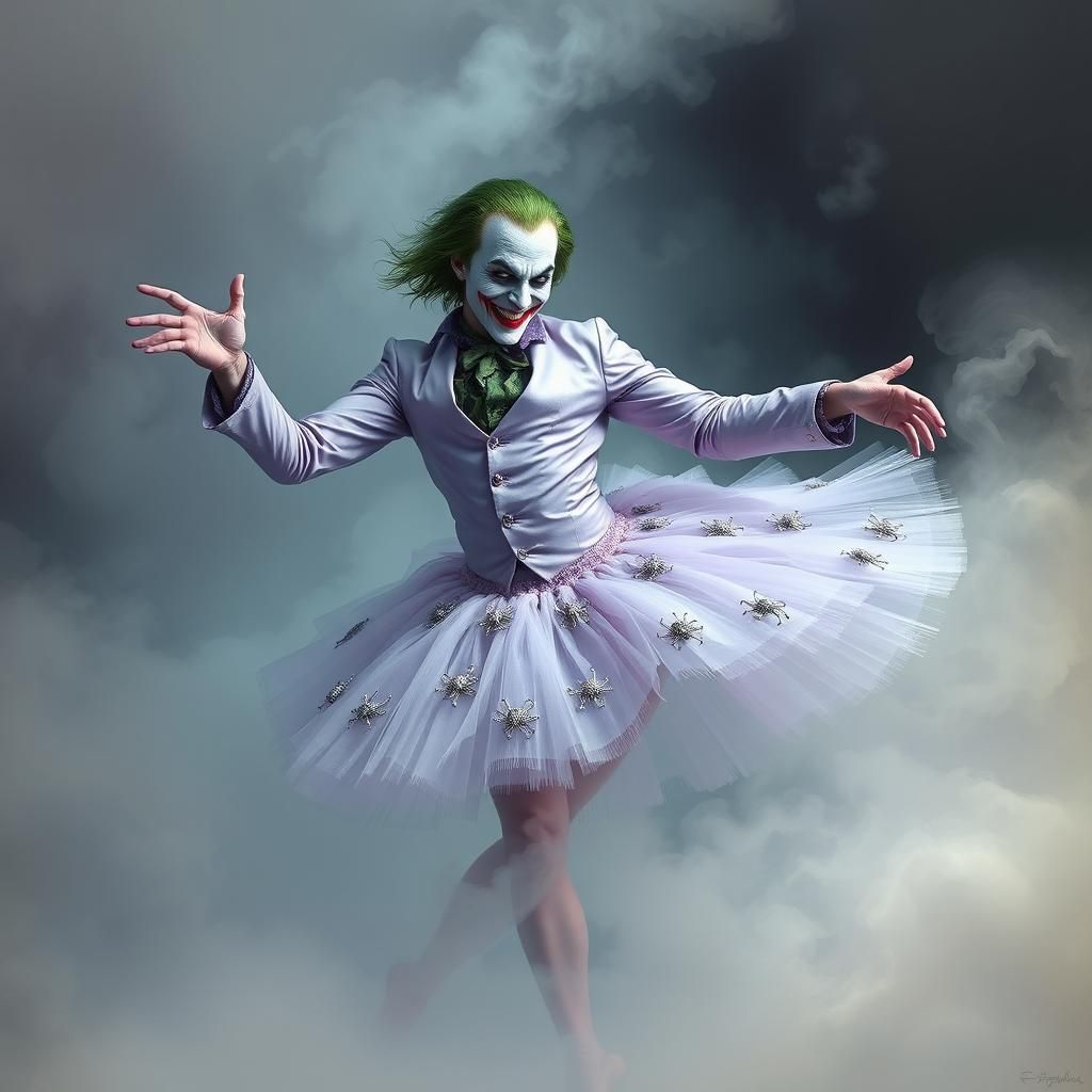 Joker as Ballerina in Ethereal Mist