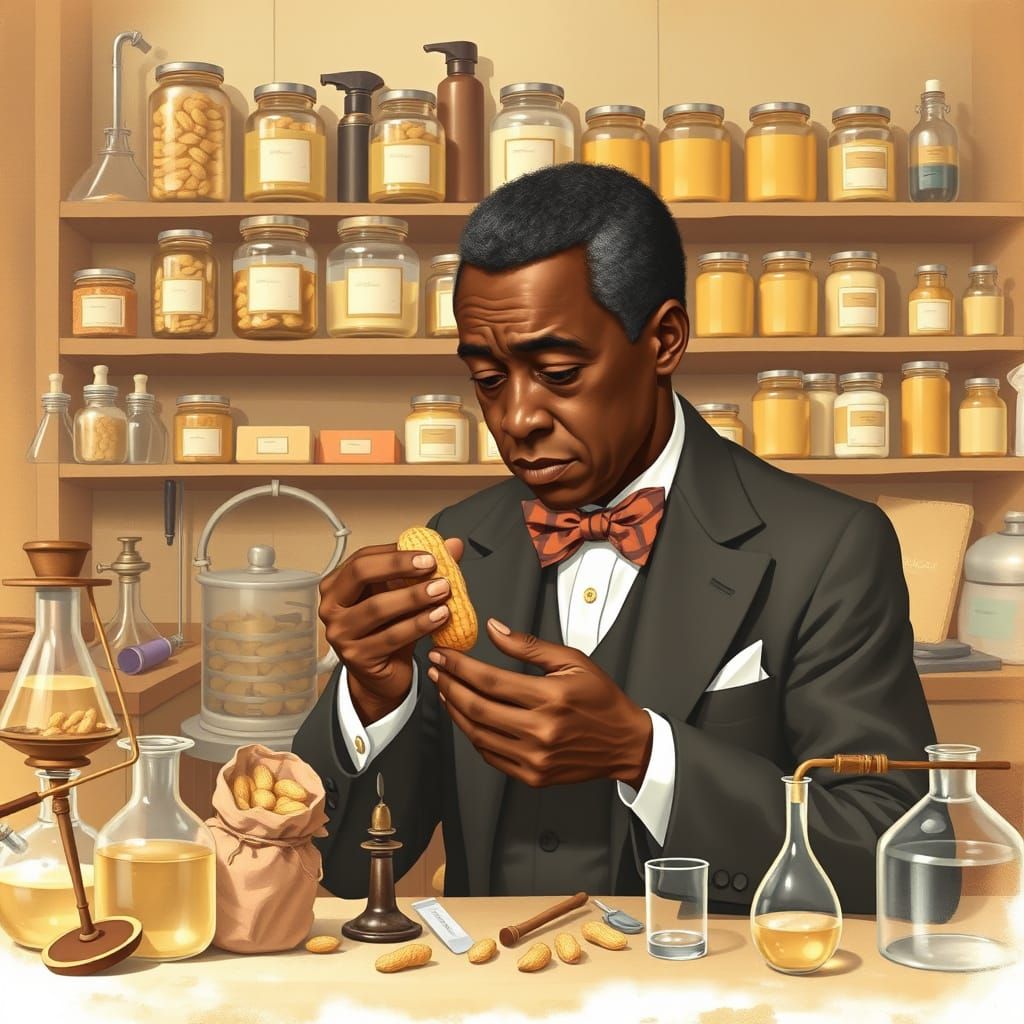 Pioneering Scientist Examines Peanuts in a Nostalgic Laborat...