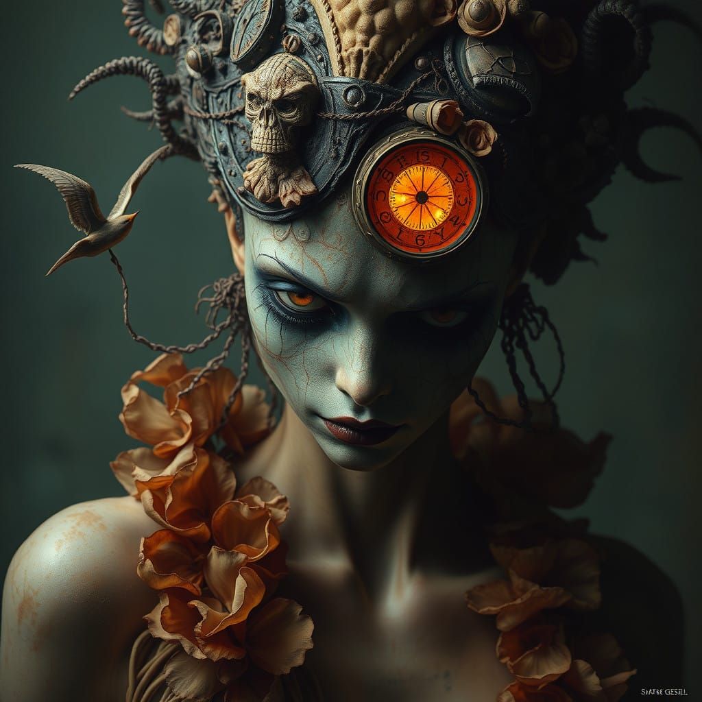 Hauntingly Beautiful Surrealism in Dark Fantasy