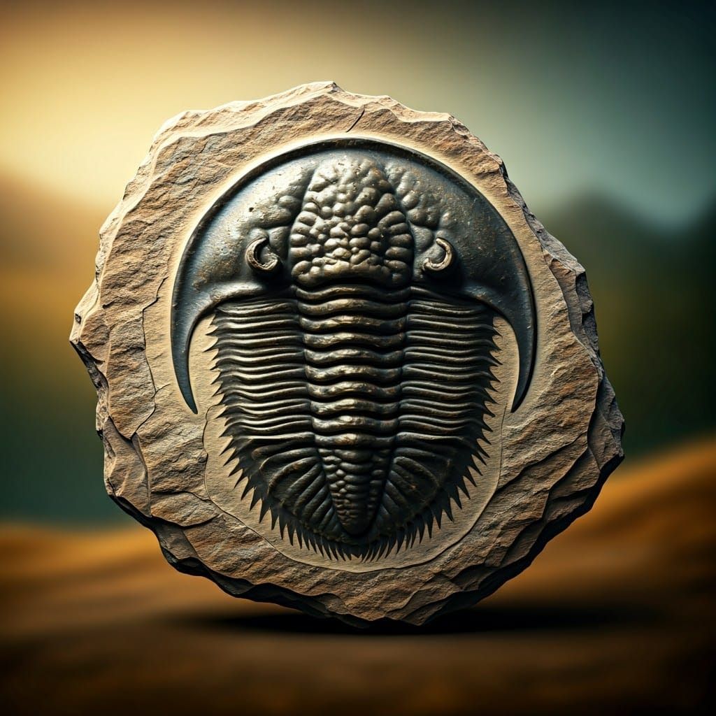 Fossilized Trilobite in Ancient Stone
