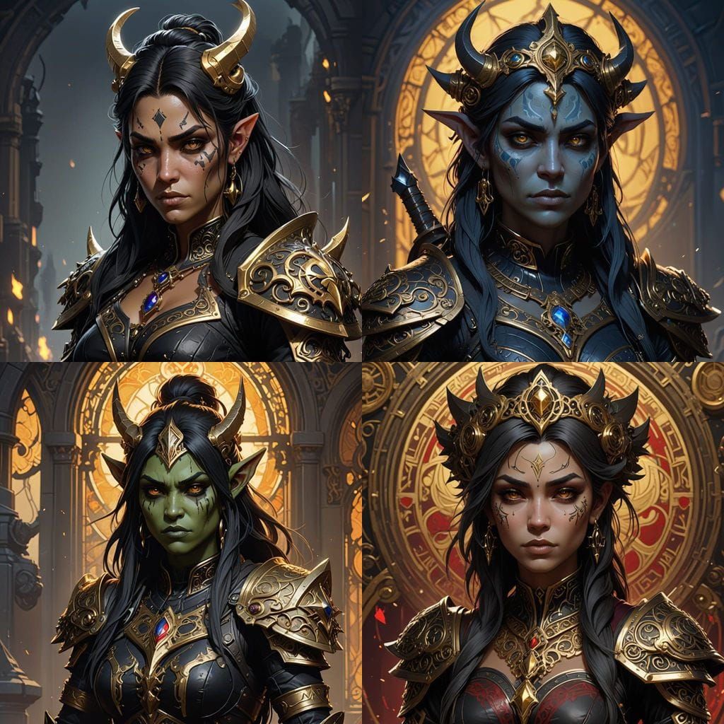 Ethereal Orc Maiden in Kingdom Hearts Regalia