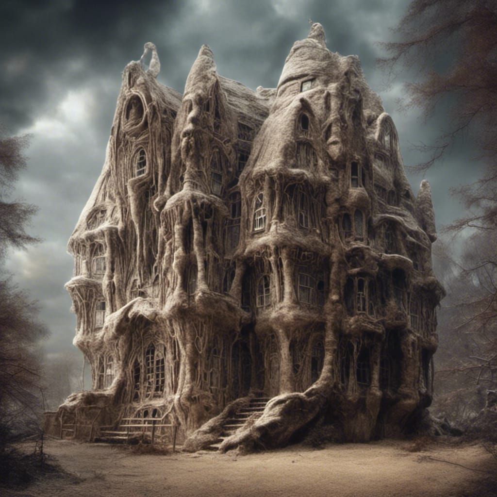 HR Giger Gingerbread House in Unreal Engine