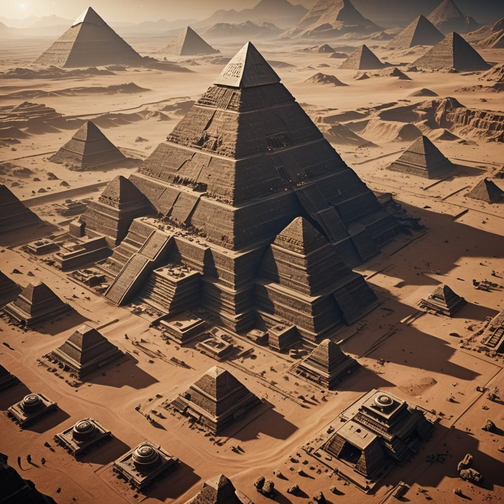 Space Aliens Build Pyramids: 3D Game Cinematic