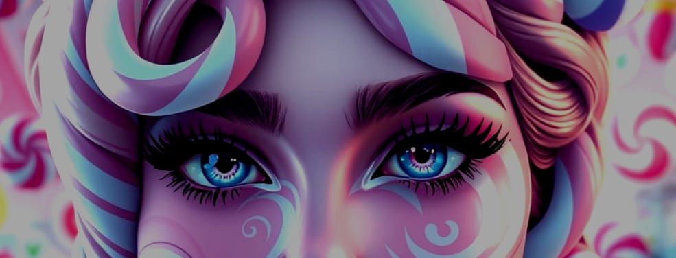 Candy Woman: Hyperrealistic Digital Art in Candyland