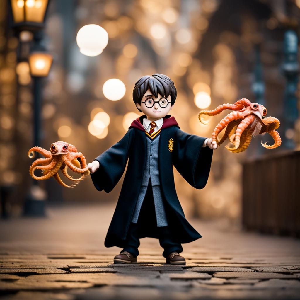 Harry Potter's Cephalopod Showdown: A Photographic Masterpie...