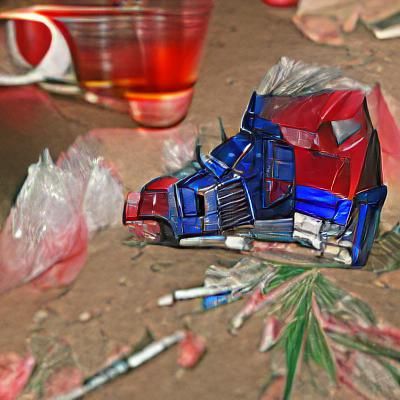Optimus Prime's Addiction: A LightWave 3D Rendering