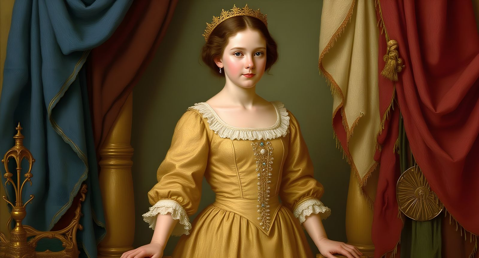 Realistic Diamond Quality Portrait of a Girl