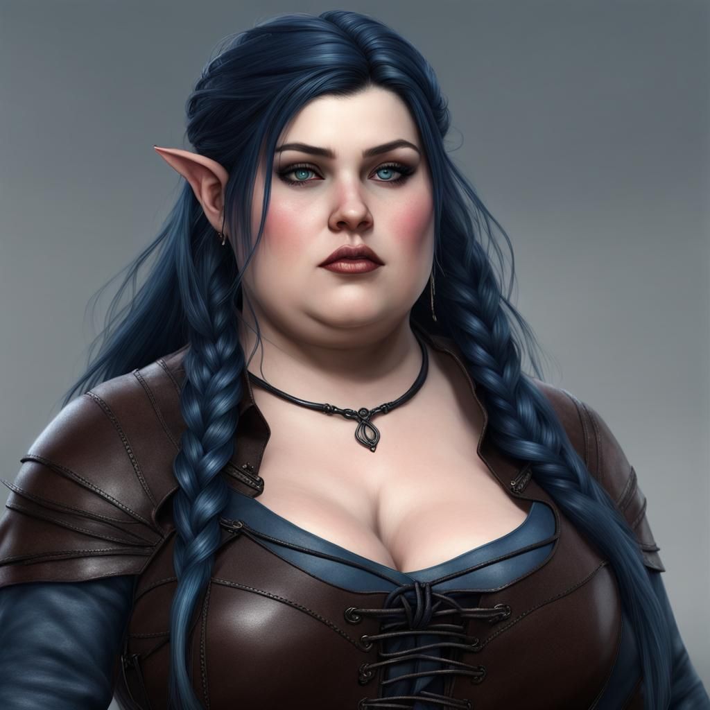 bbw half elf with