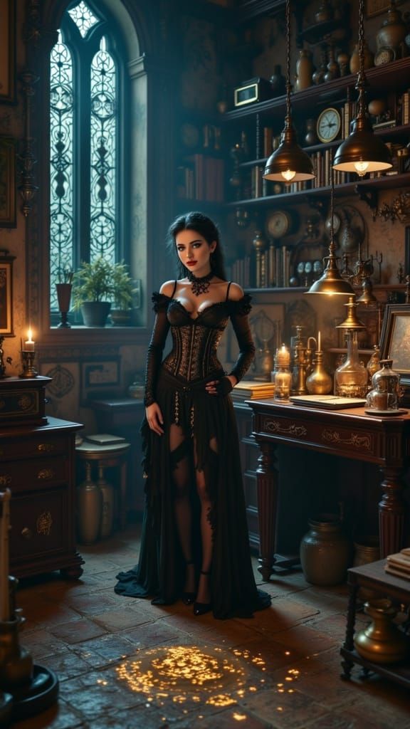 Ethereal Nighttime Encounter in the Sahara