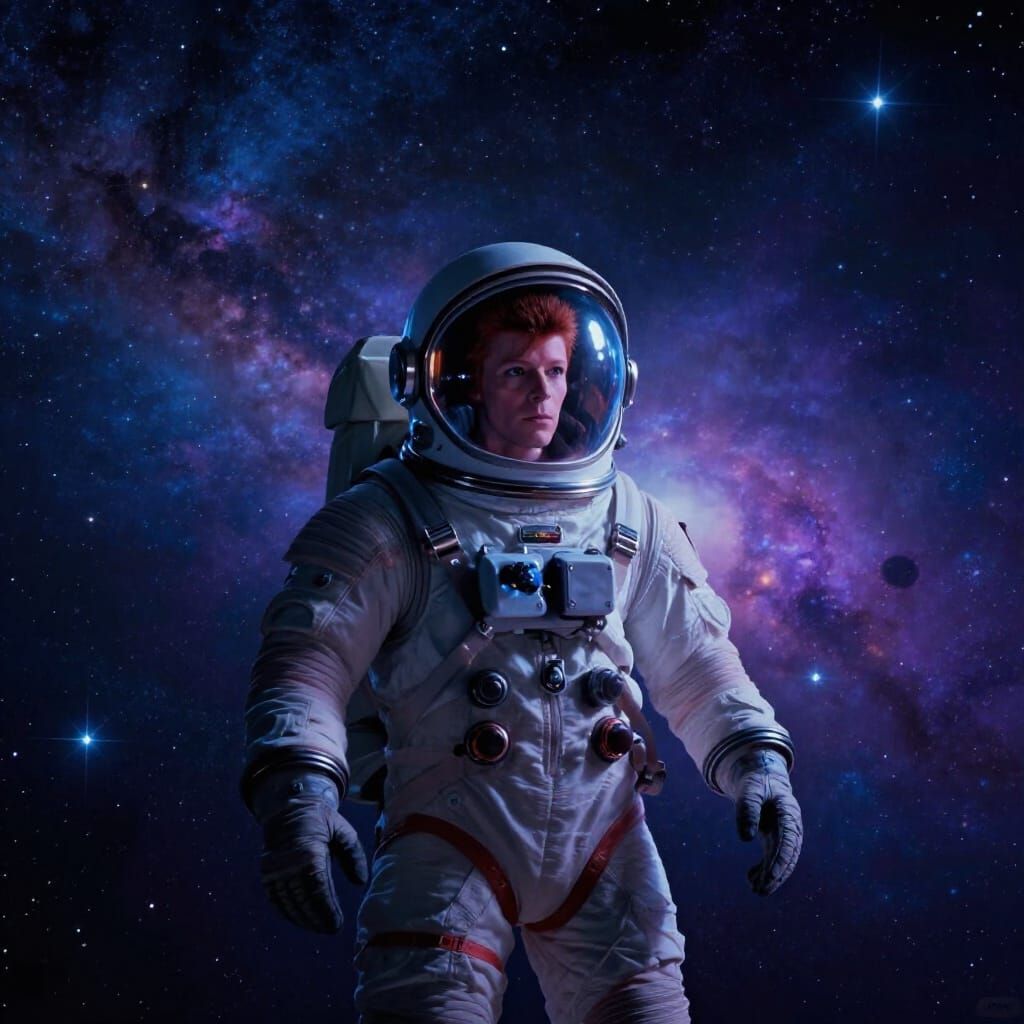 Major Tom Adrift in Surreal Cosmic Space