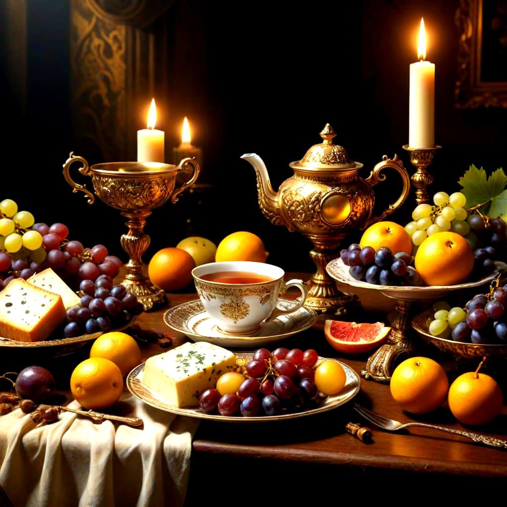 Surreal Feast with Hidden Horrors