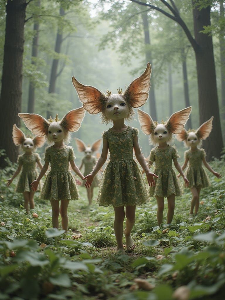 Giant Ears Welcoming Party Feat. Floral Gossamer Filigree Wi...