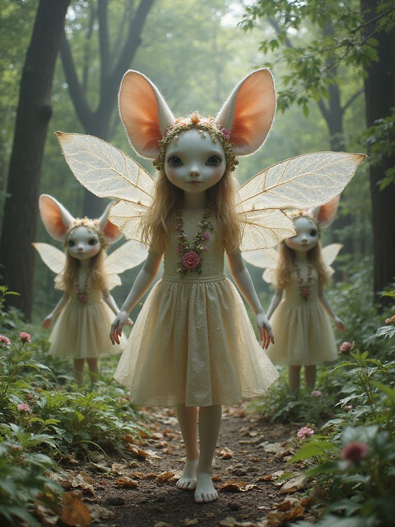 Giant Ears Welcoming Party Feat. Floral Gossamer Filigree Wi...