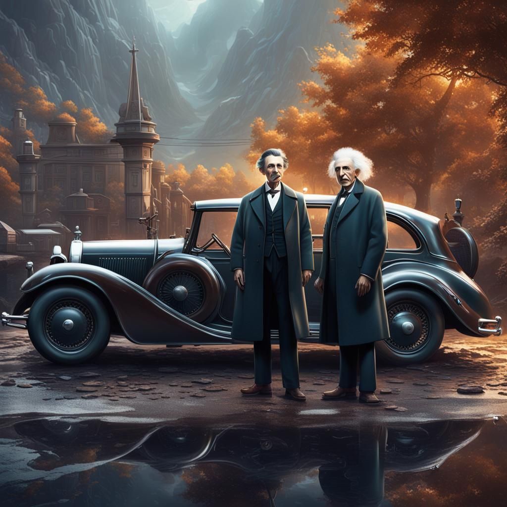 Tesla, Einstein, and the Iconic E=MC2 Car