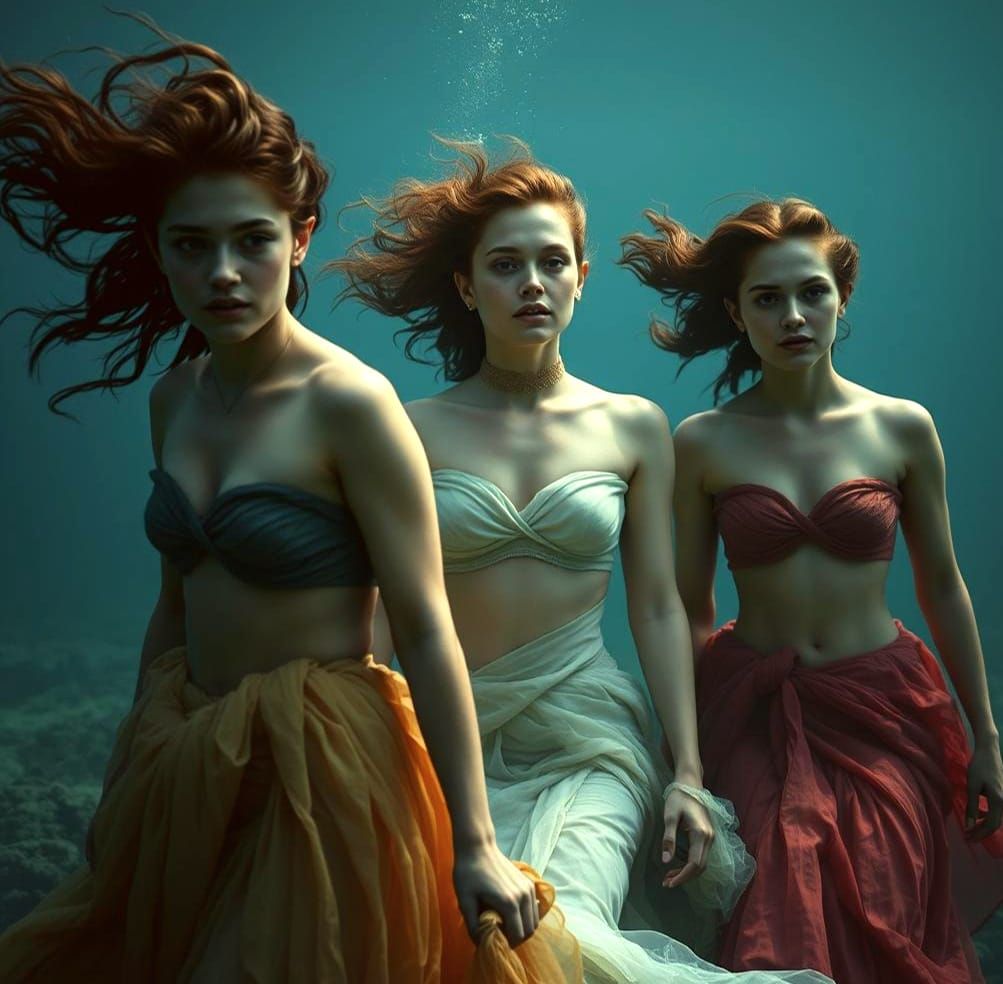 Neptune's Daughters: A Cinematic Mermaid Scene