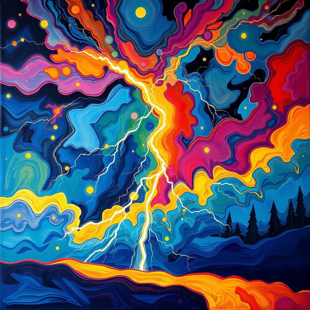 Lightning and Phosphenes: Expressionist Impressionism