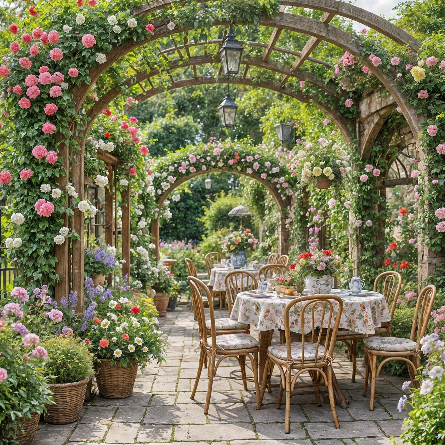 Quintessentially English Garden Party Scene