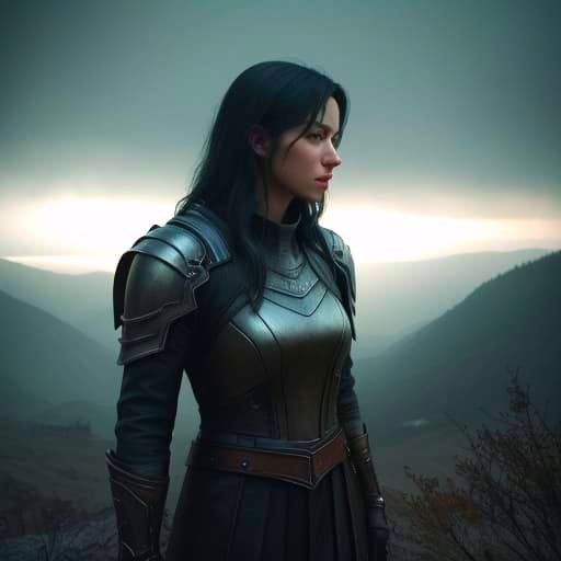 Stunning Cinematic Film Still with Dramatic Lighting